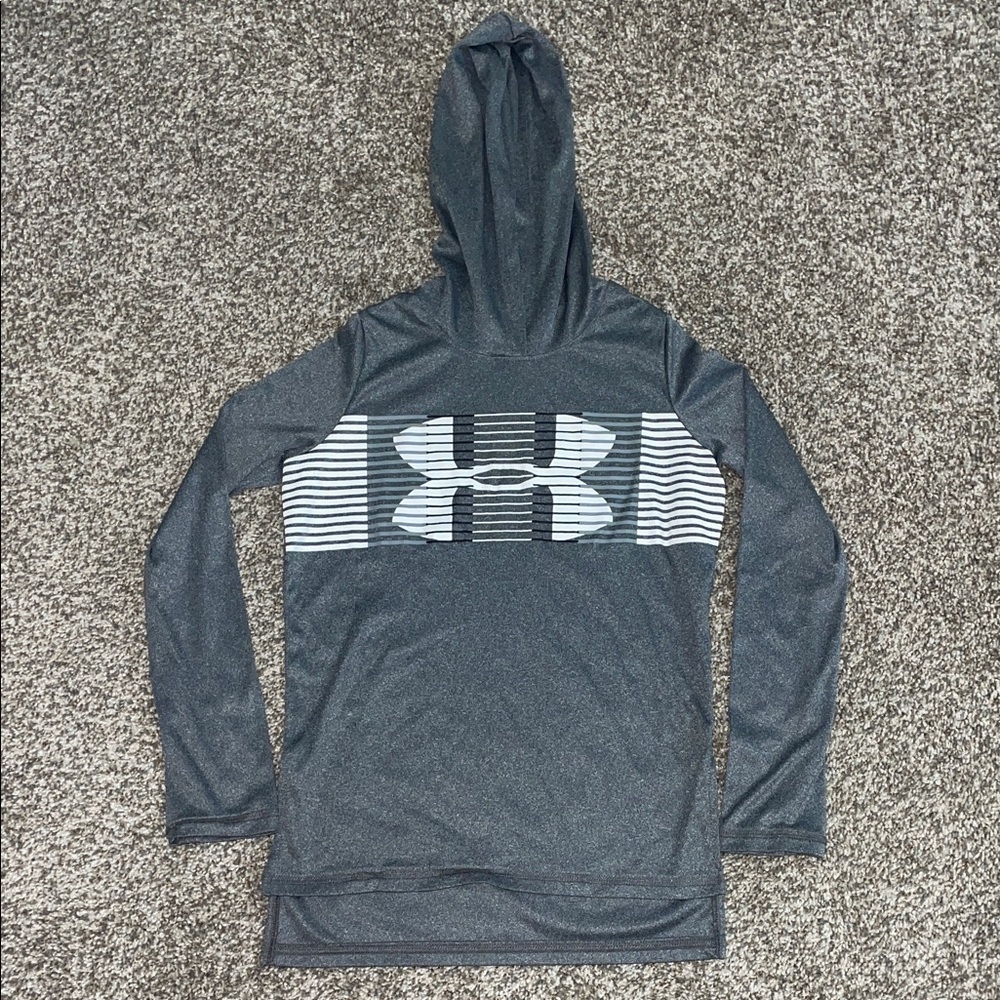 Under Armour Charcoal Hoodie with Logo